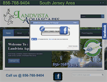 Tablet Screenshot of landvistaaquascapes.com